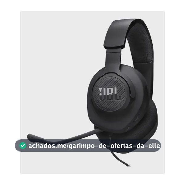 Fone de Ouvido JBL Quantum 100M2 Gamer Over-ear com Microfone Removível para PS4 e PS5