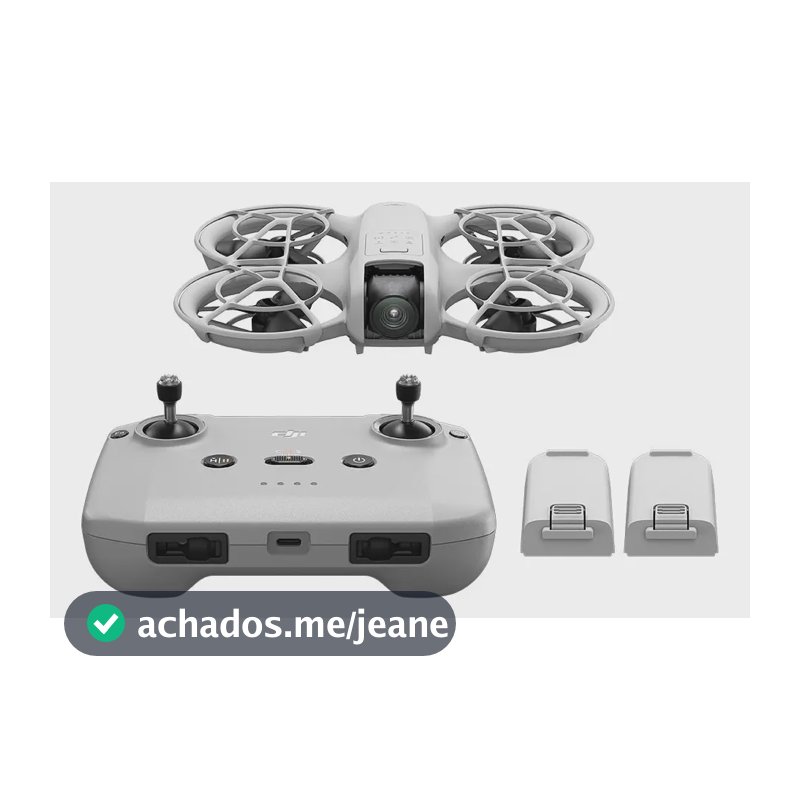 Drone Dji Neo 051 Fly More Combo 4k Cinza 3 Baterias Cinza