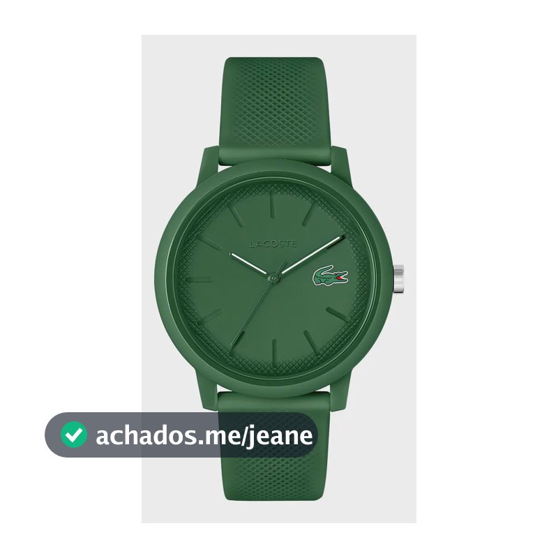Relógio Lacoste Masculino Borracha Verde 2011170