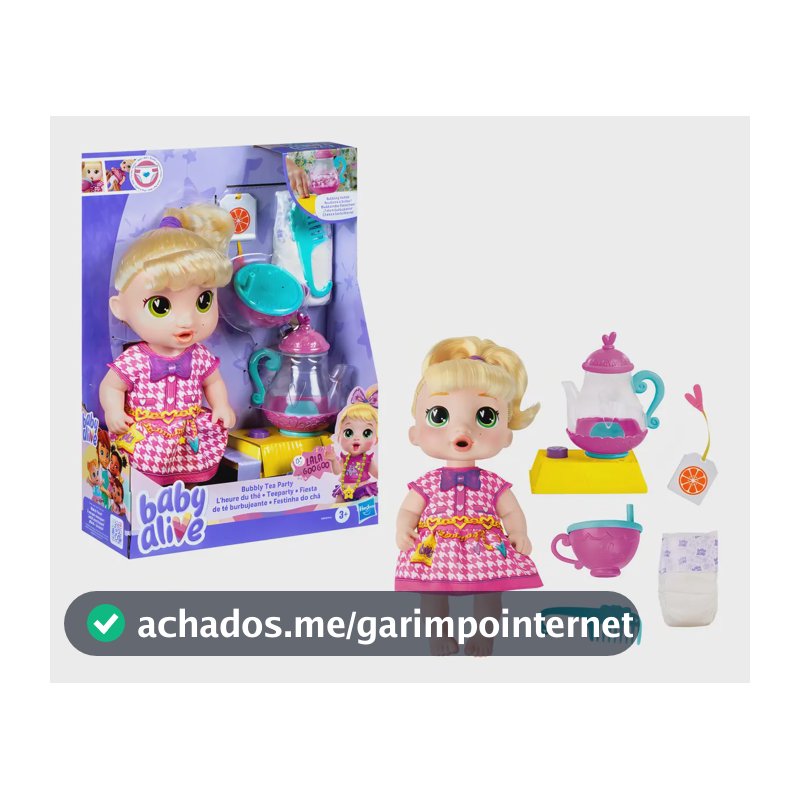 Boneca Baby Alive Festinha Do Chá Lalá Loira - Hasbro G0608