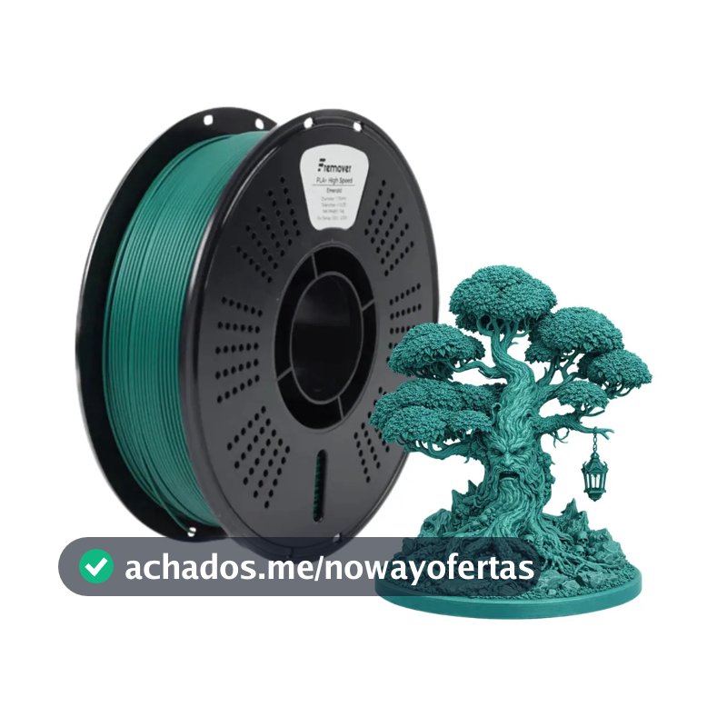 Filamento Fremover High Speed Pla+ Cores Clássicas 1kg Esmeralda