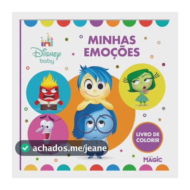 Livro De Colorir Disney Infantil Coleção Novos Desenhos Traços Grossos E Fáceis De Pintar