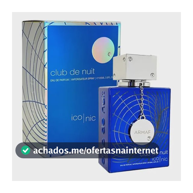 Perfume Club De Nuit Iconic ARMAF 105ml Eau De Parfum - Masculino