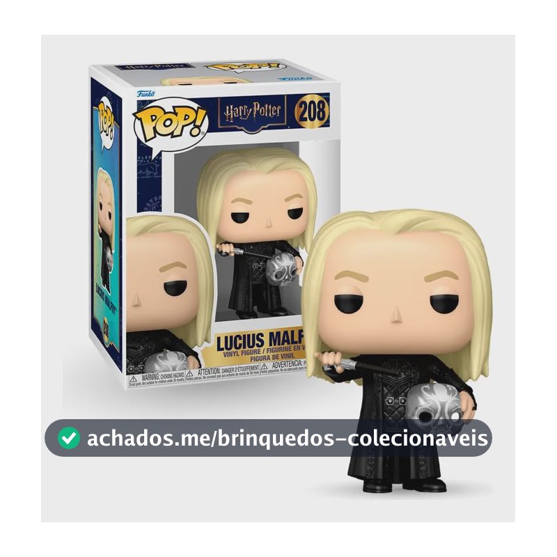 Boneco Funko Pop! Harry Potter Comensais - Lucius Malfoy