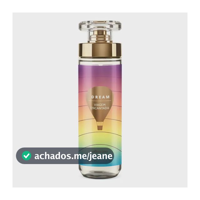 Body Splash Dream Viagem Encantada O Boticário 200ml Floral Gourmand