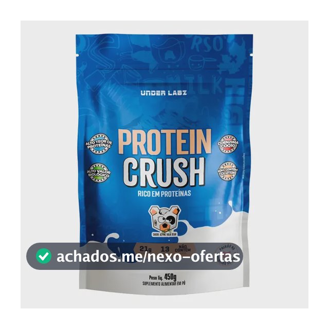 Whey Protein Crush 100% Concentrado Under Labz Coq10 450g Alpine Milkbear 450g