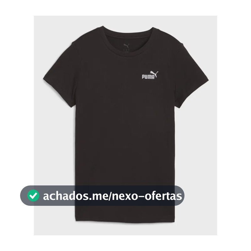 Camiseta Feminina Ess No. 1 Logo Slim Tank Puma Preto N/a M Lisa