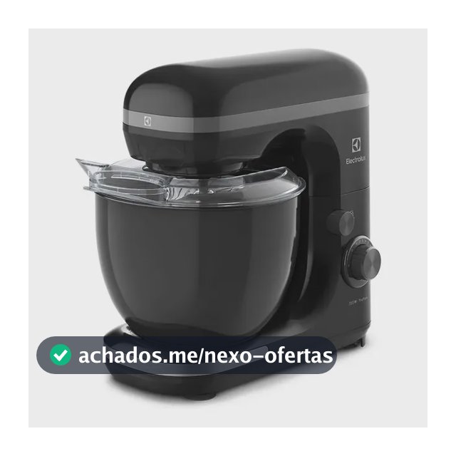 Batedeira Planetária EKM30 Preta Experience Com Tigela 5l 750w Electrolux