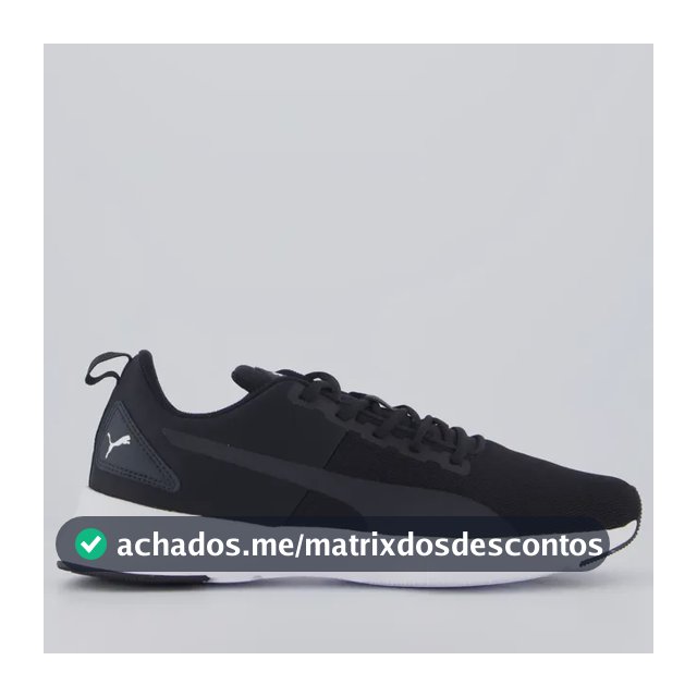 Tenis Puma Flyer Runner Mesh Bdp Preto