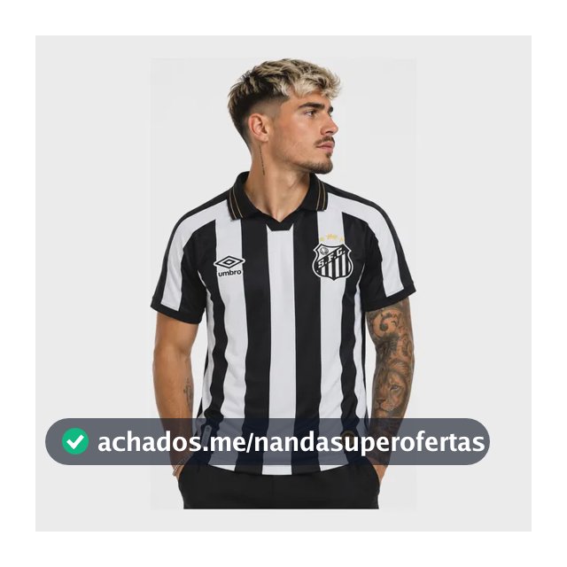Camisa Santos 20026/27 Listrada Oficial Umbro Torcedor