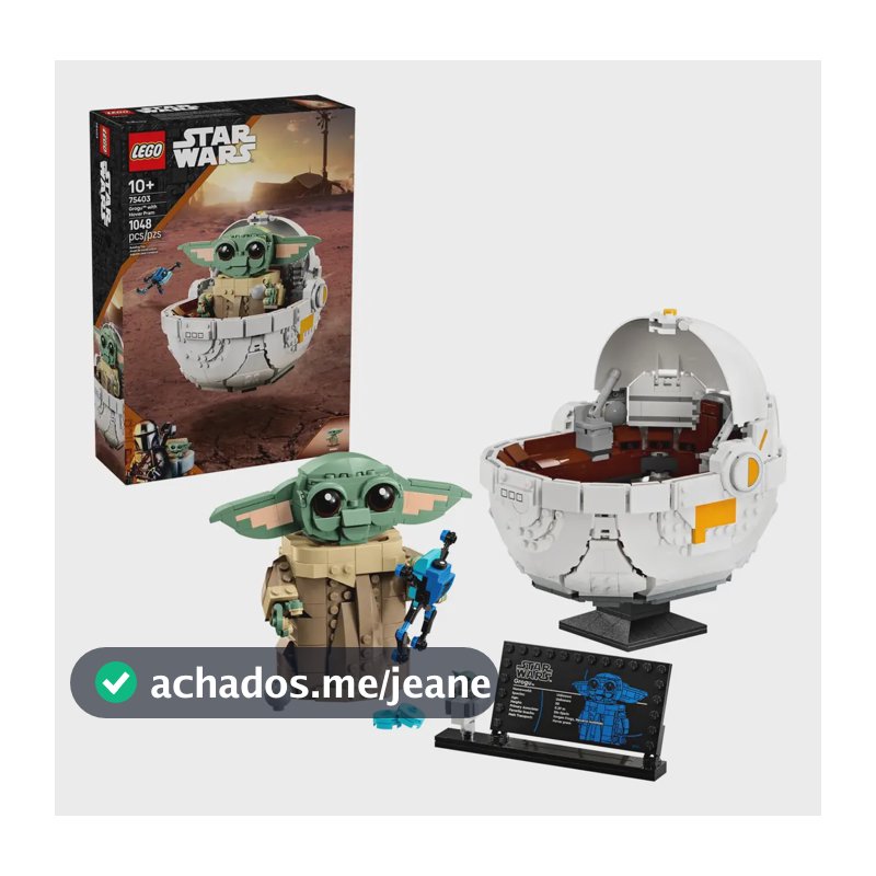 LEGO 75403 Star Wars™ - Grogu™ com berço Hover