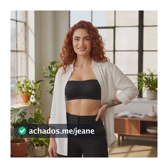 Sutiã Fita Up Comfort Line Sem Alça Sem Aro Feminino Toda Up