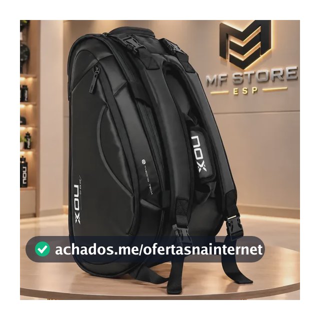 Raqueteira Nox Pro Series Preta Preto