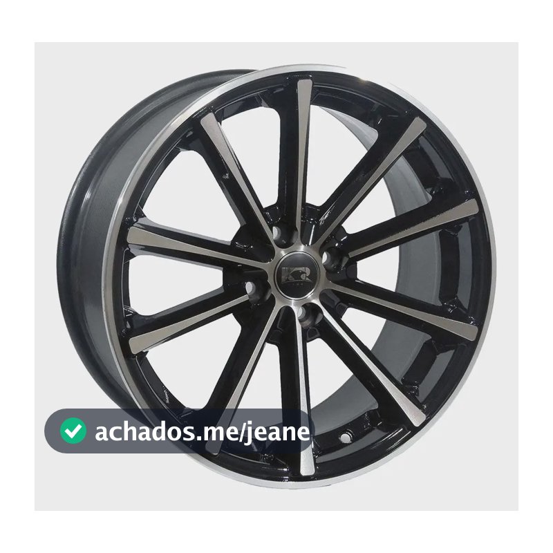 Jogo De Rodas Eclipse Aro 15 4x100 Tala 6 K63 Bd Oferta Preto Diamantado