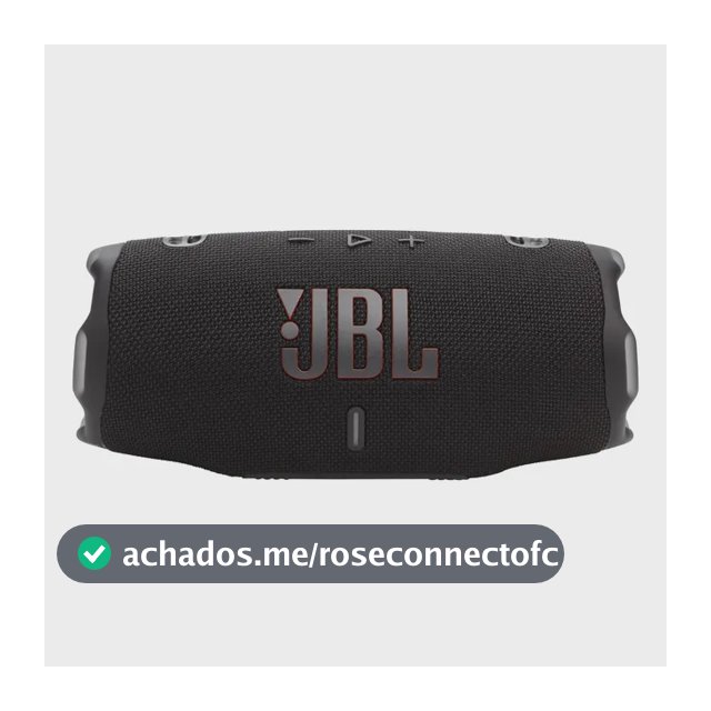 Caixa De Som Jbl Charge 6 Bluetooth Preto Original