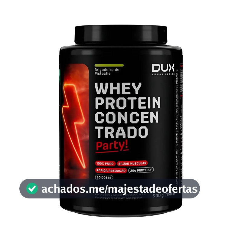 Proteína Dux Human Health Whey em pó sabor Brigadeiro de Pistache x 900g