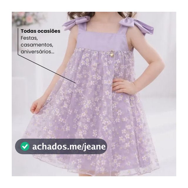 Vestido Infantil Festa Tule Florzinhas Luxo Menina Princesa