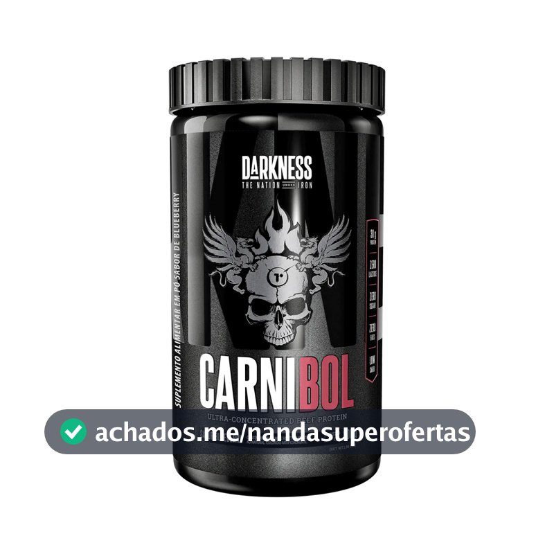 Proteína Darkness Carnibol Beef em pó sabor Blueberry x 900g