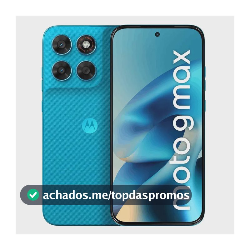 Smartphone Motorola Moto G Max 5g - 256gb 8gb Ram + 16gb Ram Boost, Câmera 200mp, Ois, Tela 1.5k Extreme Amoled 120hz, Ip68 E Ip69 - Azul Claro