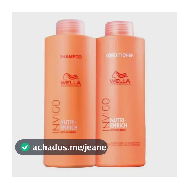 Kit Wella Professionals Invigo Nutri-enrich Salon Duo