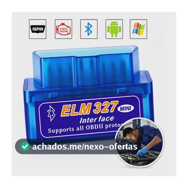 Scanner Automotivo Bluetooth Obd2 Elm 327 Android Ios Obdii