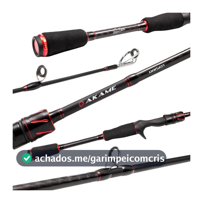 Vara Pesca P/ Carretilha Daisen Akame C581l 1,73mts 6-12 LBS