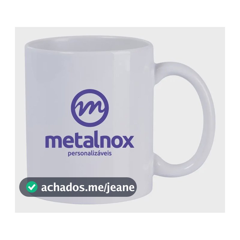 Kit 36 Canecas Brancas Cerâmica Para Sublimação 325ml Metalnox
