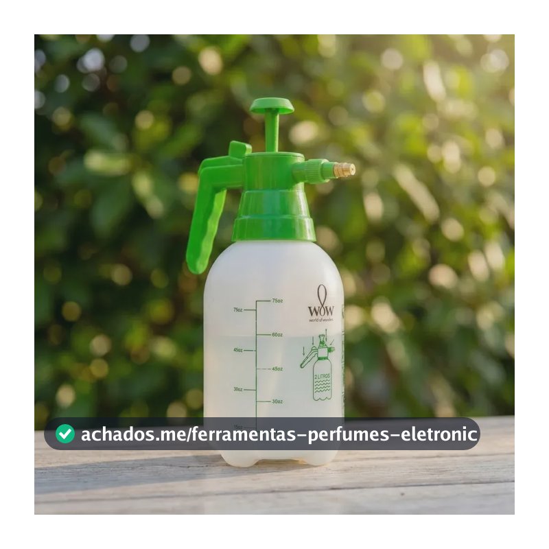 Pulverizador Portátil Borrifador Manual Alta Pressão 2 Litros Wow World Of Wonders