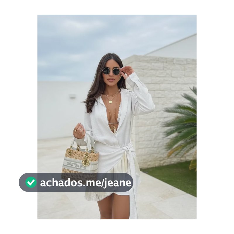 Conjunto Saída Praia Feminino Chemise + Saia Franja 2 Peças Palha Liso G