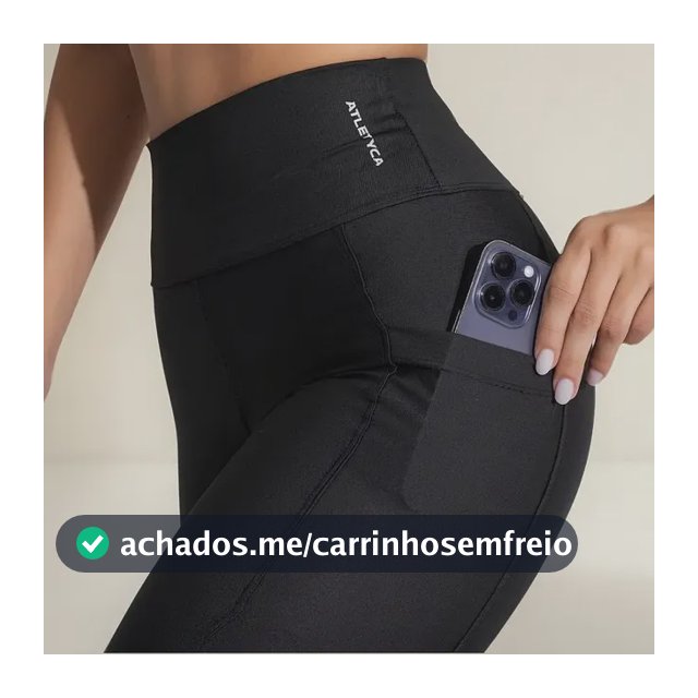 Legging Com Bolso Fitness Feminino Atletyca