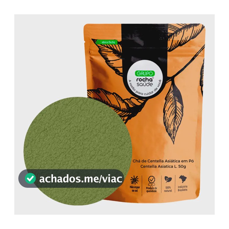 Chá De Centella Asiática Em Pó Centella Asiatica L. 50g