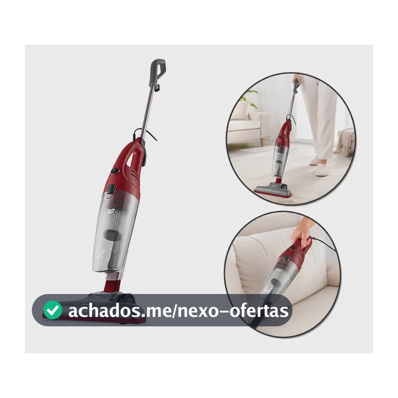 Aspirador de Pó Vertical e Portátil WAP High Speed Plus 1350W 3 em 1