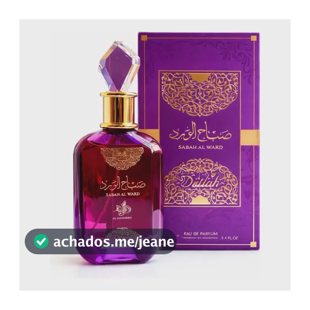 Perfume Árabe Sabah Al Ward Delilah Edp 100ml - Al Wataniah