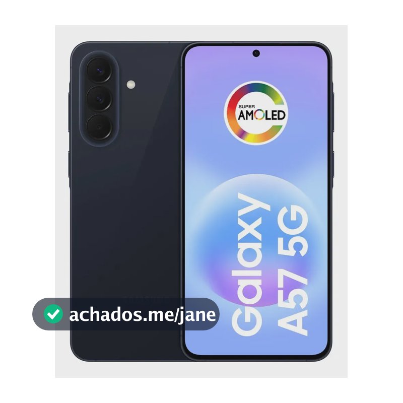 Celular Samsung Galaxy A57 5g 128gb, 8gb Ram, Câmera 50mp, Ip68, Super Amoled 6.7 , Recursos Ai - Azul-escuro