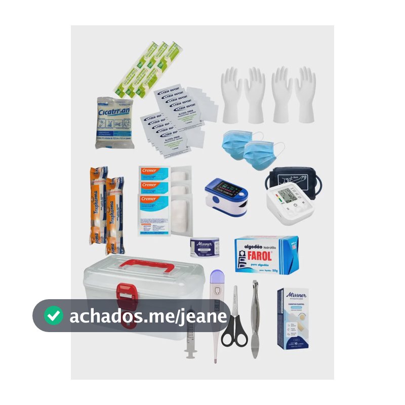 Kit Primeiros Socorros Completo Ultra Swab /condominios C/nf