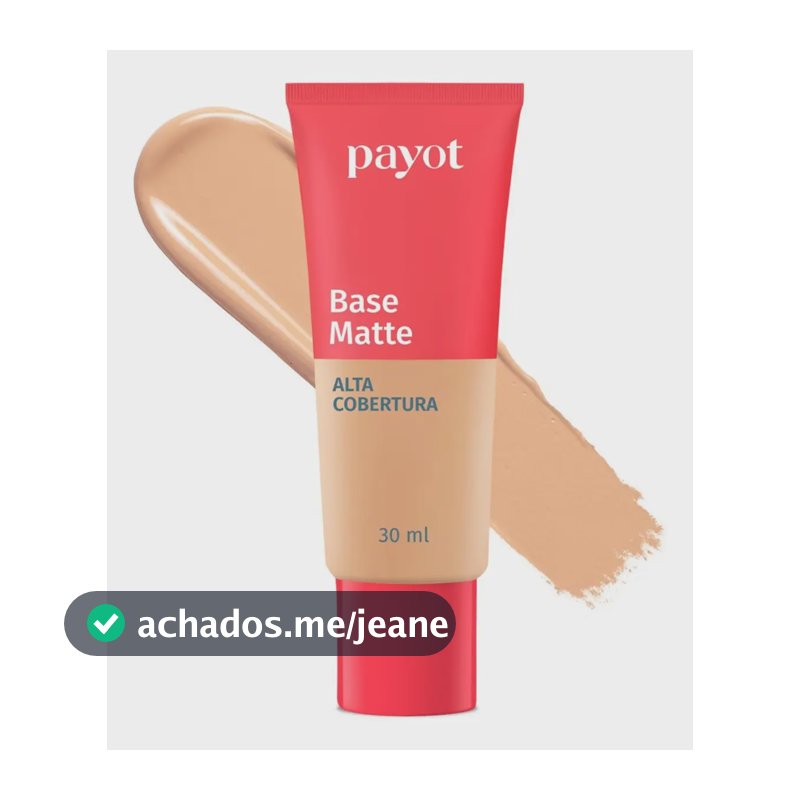 Base Matte Payot Alta Cobertura 30ml Cor 04