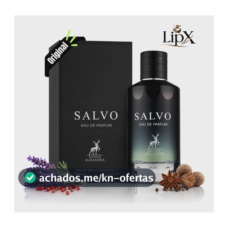 Perfume Masculino Arabe Salvo Eua De Parfum Alhmabra 100ml Original C/ Nf