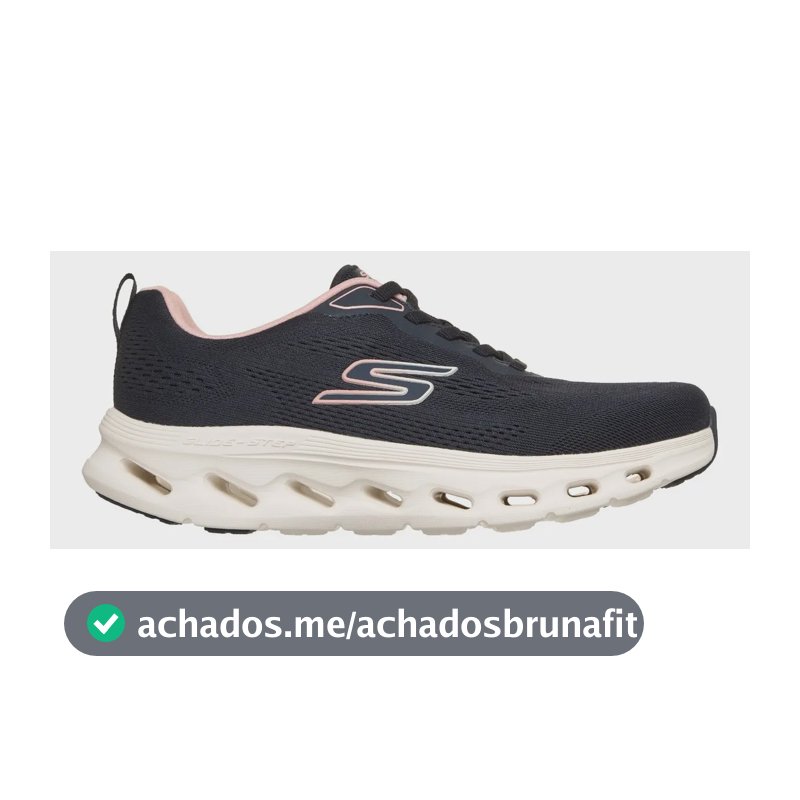 Tênis Skechers De Caminhada  Glide 2.0 Fem Azul Escuro/rosa Azul Escuro / Rosa Liso 38 Br