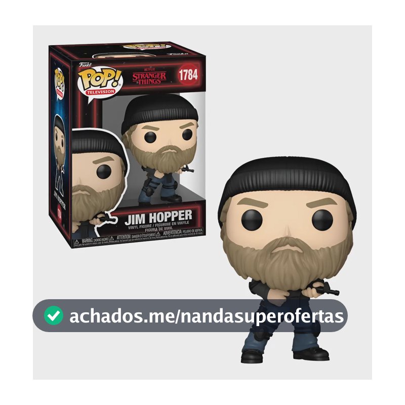 Boneco Funko Pop! Netflix Stranger Things T5 - Jim Hopper