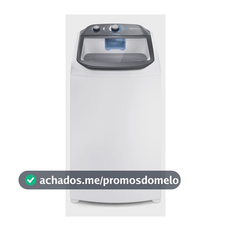 Máquina de Lavar Electrolux 13kg Cesto Inox LDA13 Branco