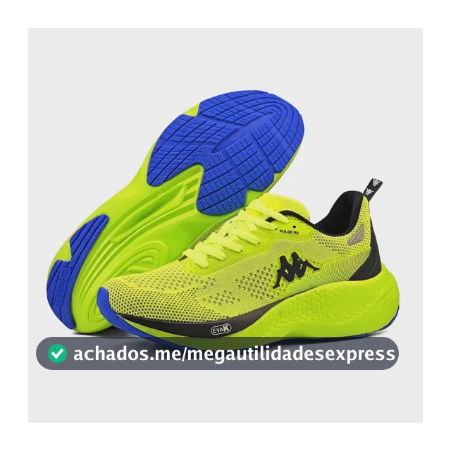 Tênis Kappa Pulse Rx Unissex Corrida Conforto