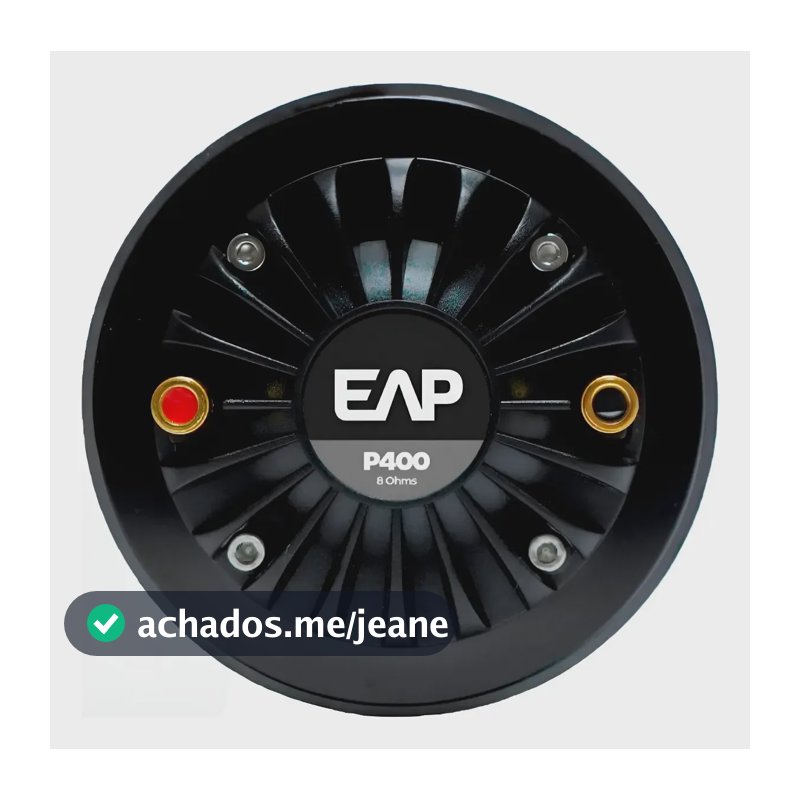 Driver Eap P400 8 Ohms Corneta Estranho P400-8 Poliimida