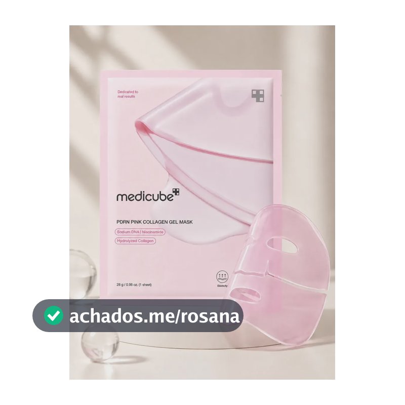 Máscara Facial Medicube Pdrn Pink Mask 28g Skincare Coreano Original