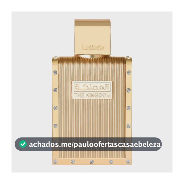 Perfume Lattafa Original The Kingdom Tradicional Masculino Eau De Parfum 100 Ml