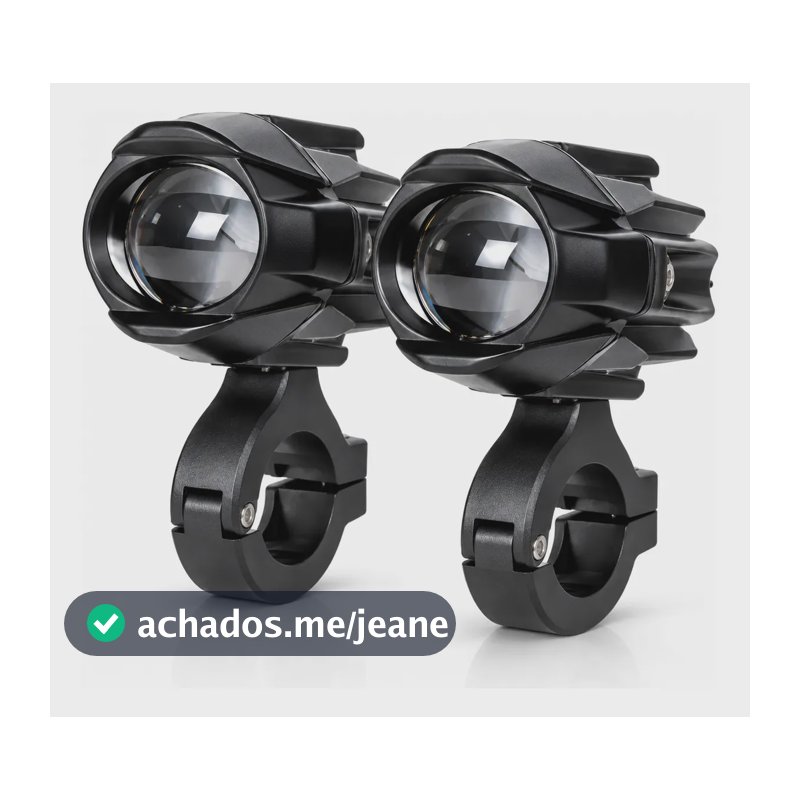 Par Farol De Milha Para Moto Led Lâmpada Auxiliar Stallion Ambos Lados