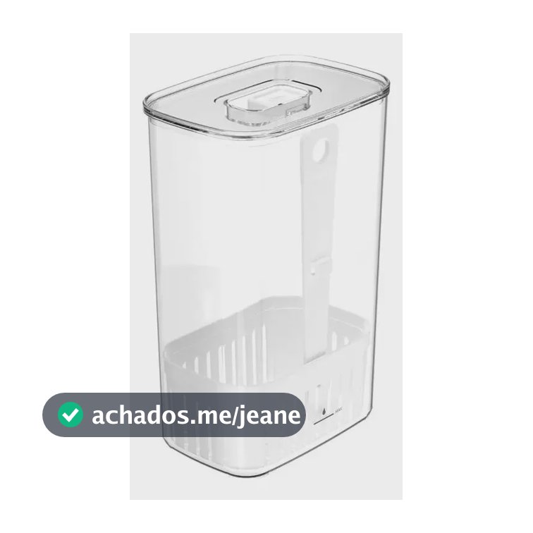 Organizador De Temperos Ou 2,3l Linha Clear Fresh Natural
