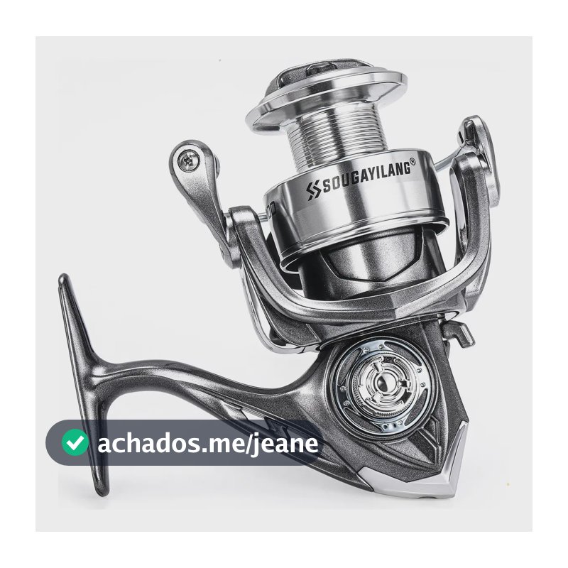 Molinete De Pesca Sougayilang Premium Alumínio Carrete Drag 12 Kg Cor Prateado 3000
