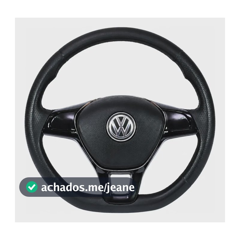 Volante Novo Golf Gol Saveiro Polo Golf G5 G6 G7 G8 Preto