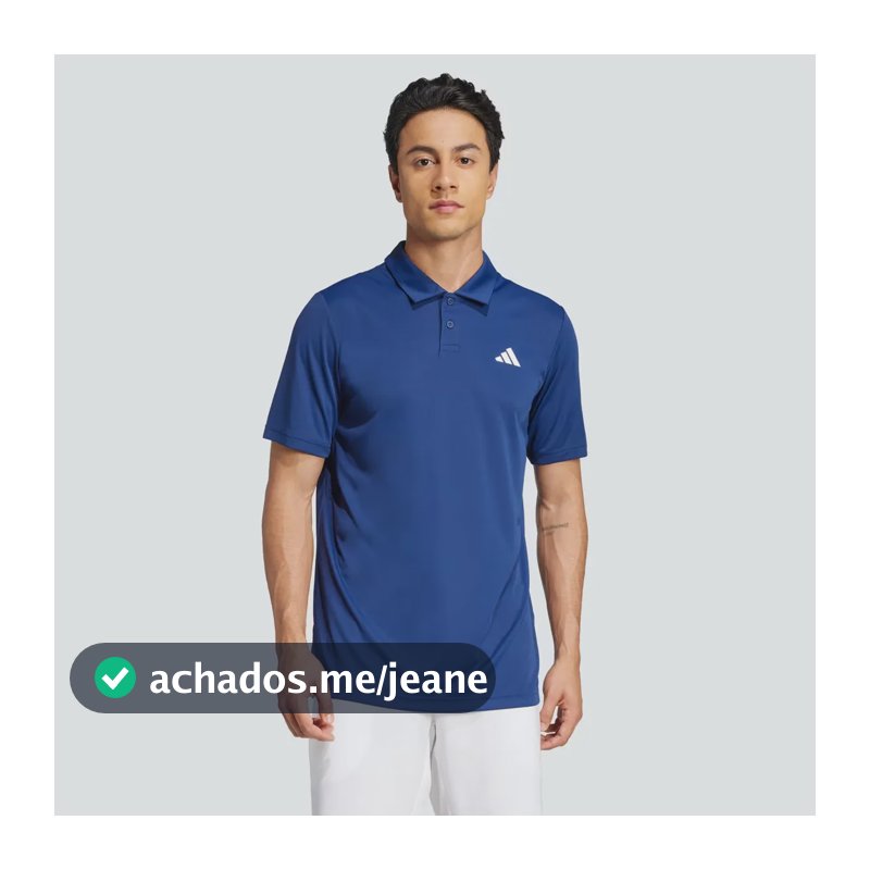 Polo adidas Club Azul Marinho Azul-marinho - P