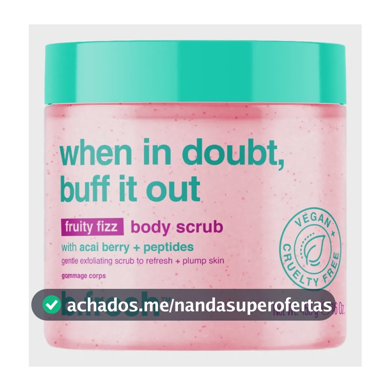 Esfoliante Corporal B.fresh When In Doubt, Buff It Out Fruit Fruity Fizz